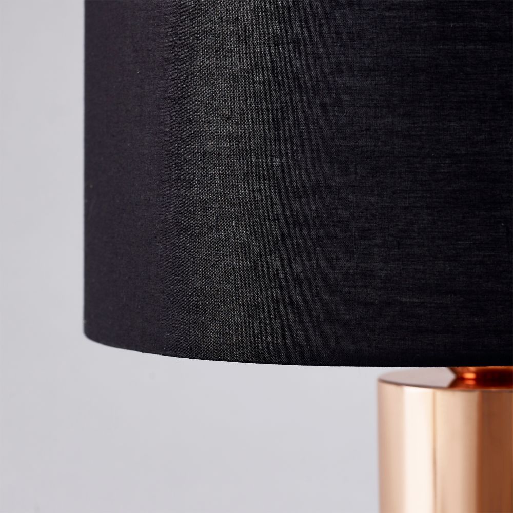 Table Lamp with Tap Touch Control Sensor, Standing Lamp in Black