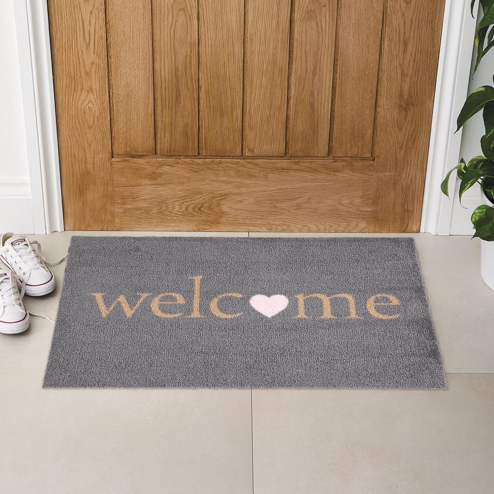 Pride of Place Chorlton 100% Super Soft Washable Indoor Mat Slogan Doormat