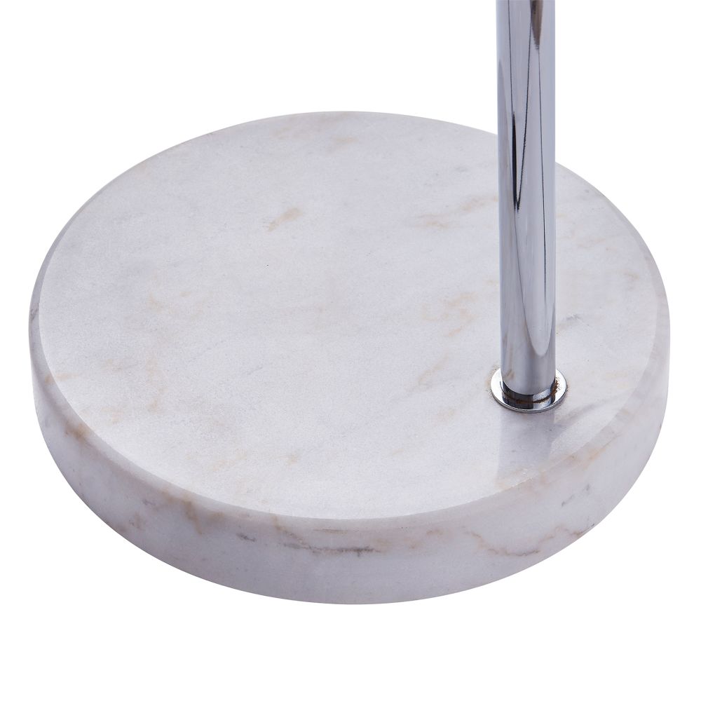 Standard Arc Curved Floor Lamp, Modern Lighting, Silver Nickel
