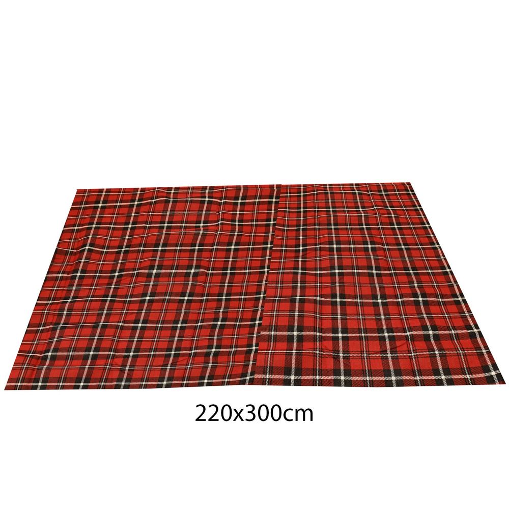 Jumbo Picnic Blanket 220x300cm RED | AS-97354