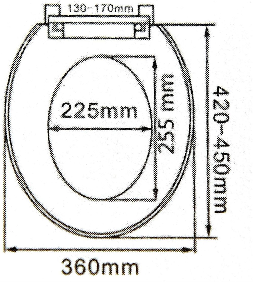 Soft Slow Close Round Grey WC Toilet Seat