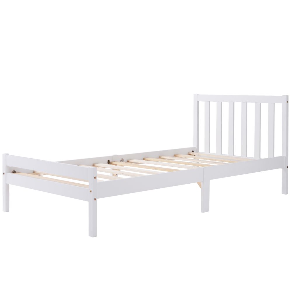 Wooden Bed Frame, Single Bed 3ft Solid Wooden Bed Frame, Bedroom Furniture