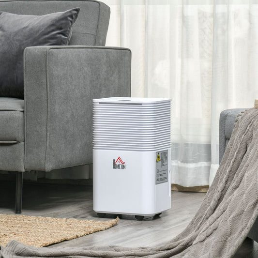 10L Day Portable Quiet Dehumidifier for Home Laundry,Electric Air De-Humidifier
