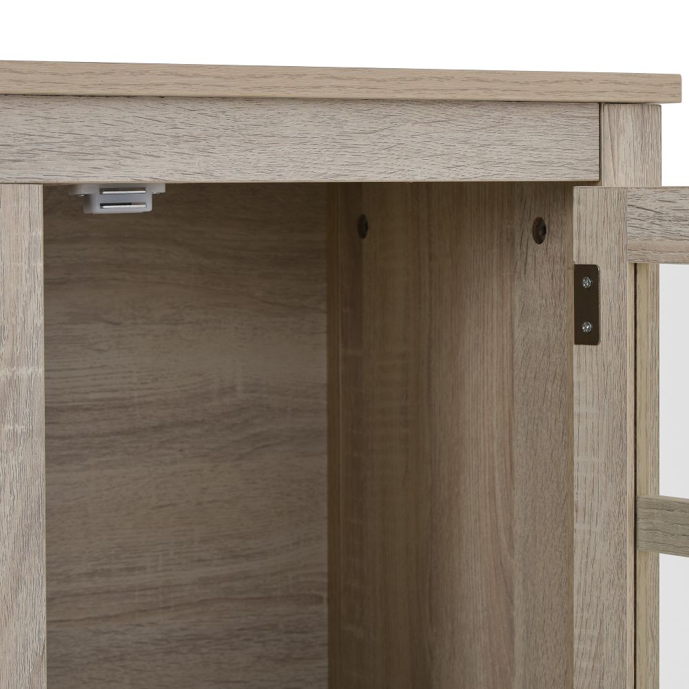 2 drawers & 2 doors Sideboard, Kitchen Buffet, Cupboard Storage Cabinet