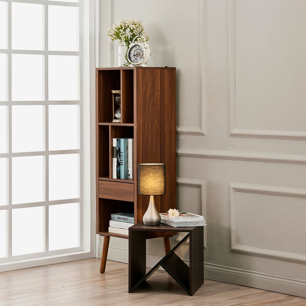 Table Lamp with Tap Touch Control Sensor, Standing Lamp in Black
