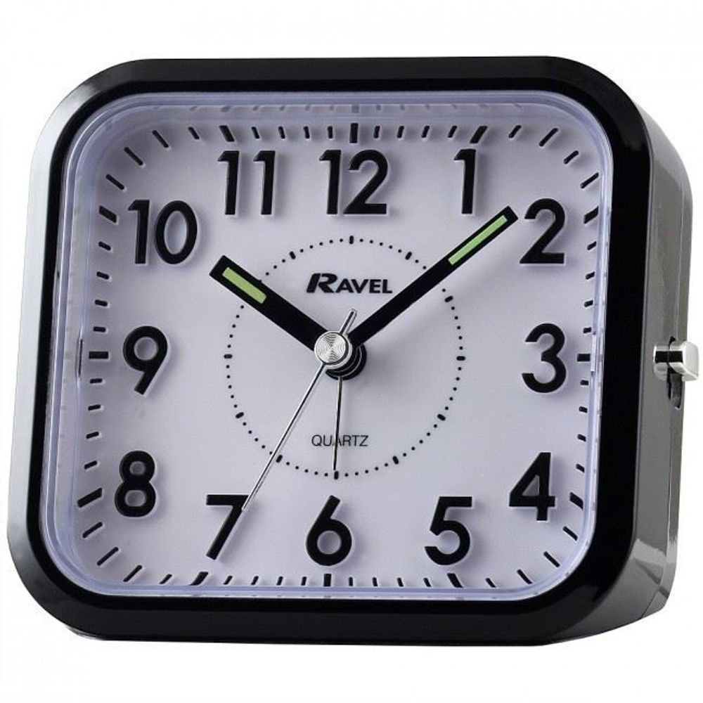RC019.3 RAVEL SQ TILT A/CLOCK BLACK