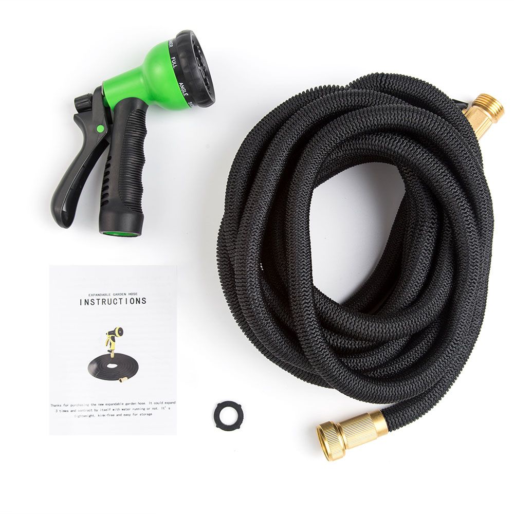 Garden Flexible Expandable Hose Pipe Spray Gun 100FT