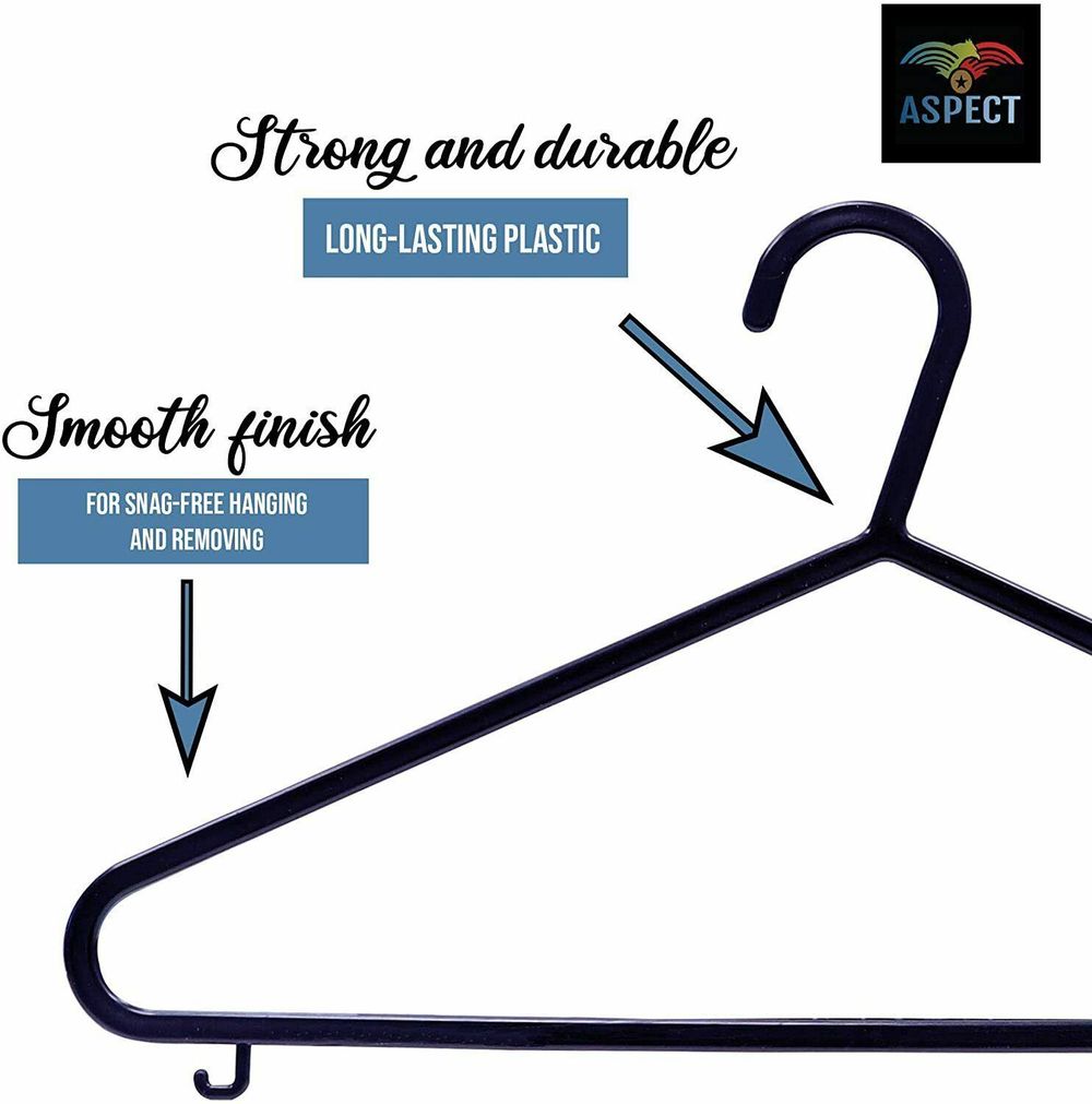 25pk Adult Heavy Duty Durable Lightweight Space Saving Laundry & Clothes Hangers