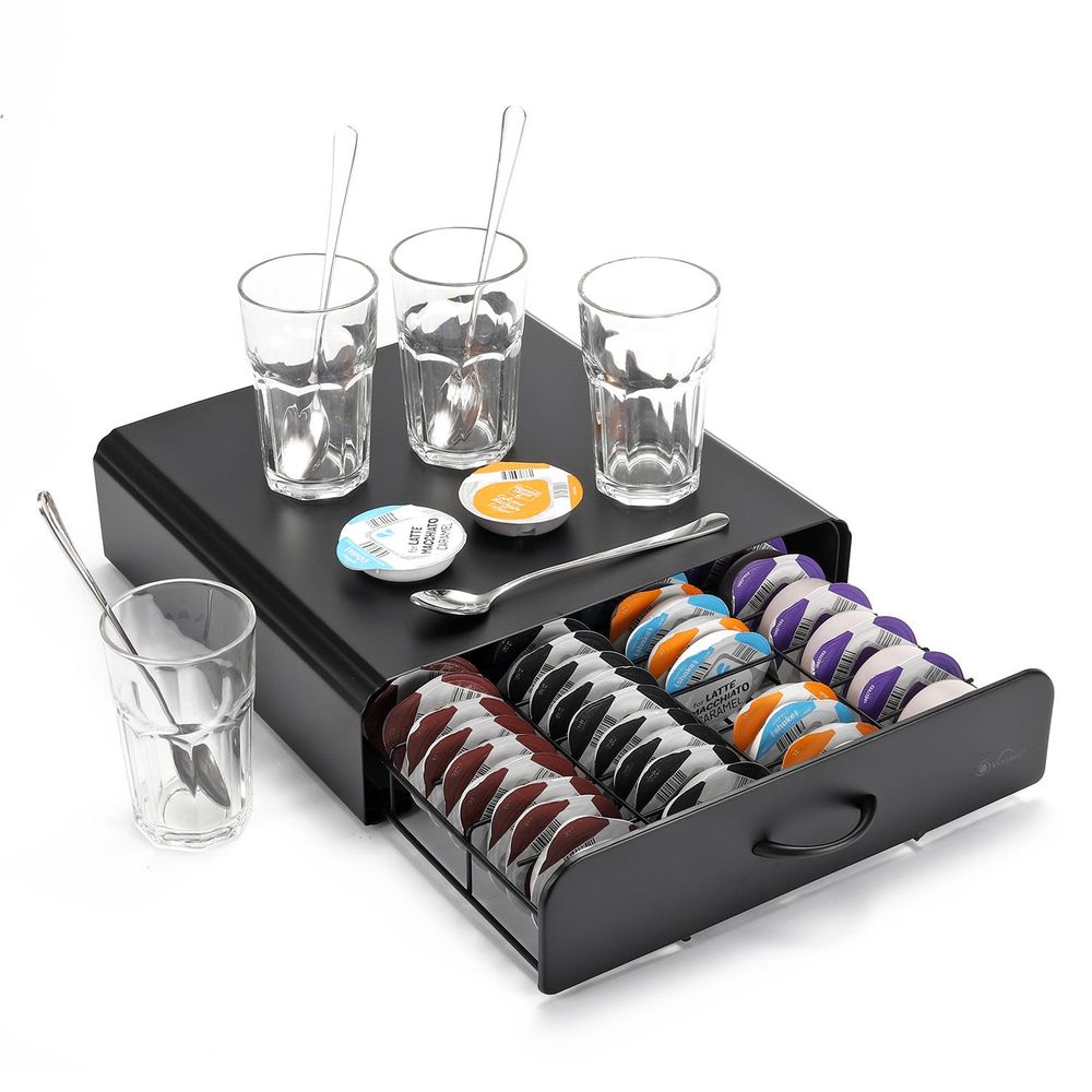 64 Coffee Pod Holder for Tassimo Capsules Stackable Stand