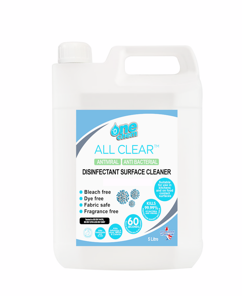 Antiviral Disinfectant Surface Cleaner 5L One Chem Antibacterial