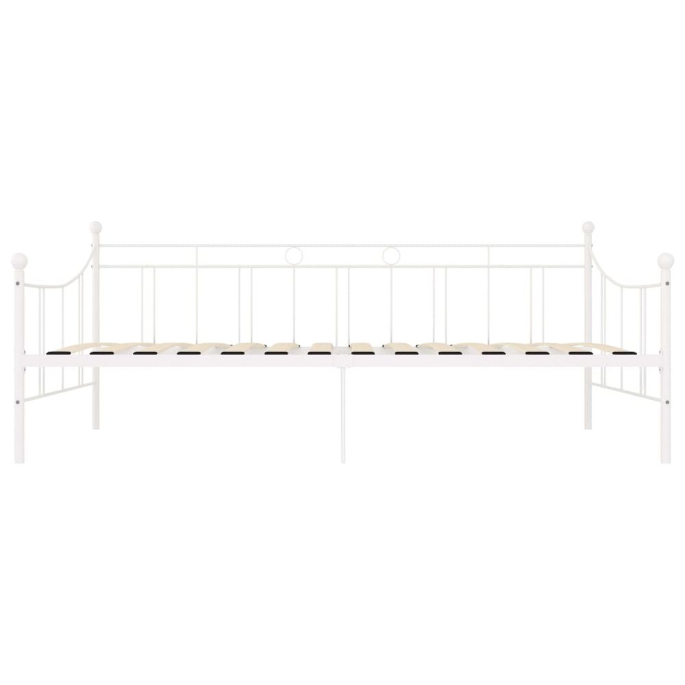 Daybed Frame Black, White, Grey & Pink Metal 90x200 cm