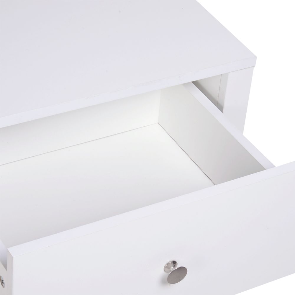 Bedside Table Unit Drawer Shelf Cabinet Chest Solid Wood Bedroom Furniture