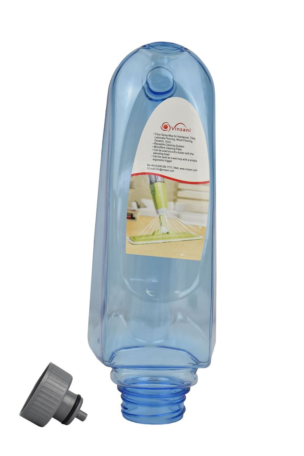 Spray Floor Mop Water Cleaner Refillable Bottle Machine Washable Microfibre Pads