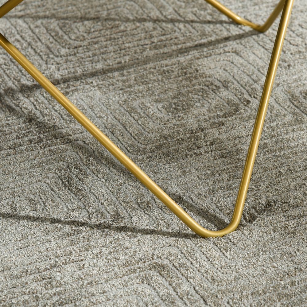 Tempered Glass Coffee Table Art Deco Side End Table w/ Hairpin Legs 65x65x40cm