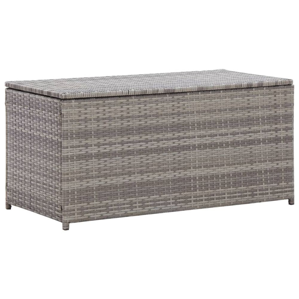 Garden Storage Box Poly Rattan
