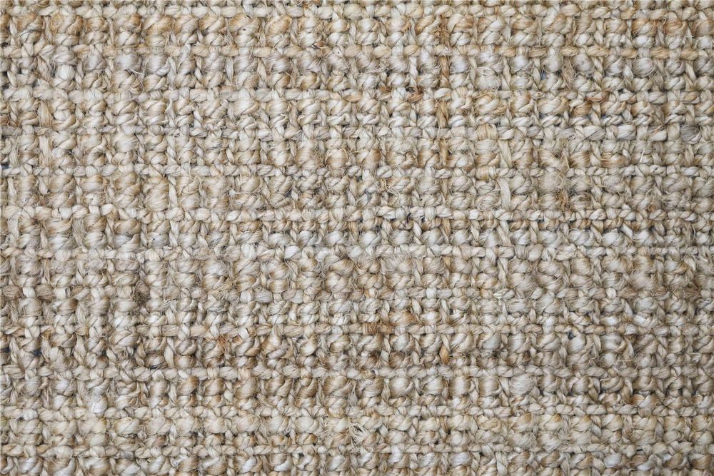 Whitefield Jute Boucle Mat Biodegradable Handspun Shoe Scrape Indoor 100% Jute 45x75cm - Beige