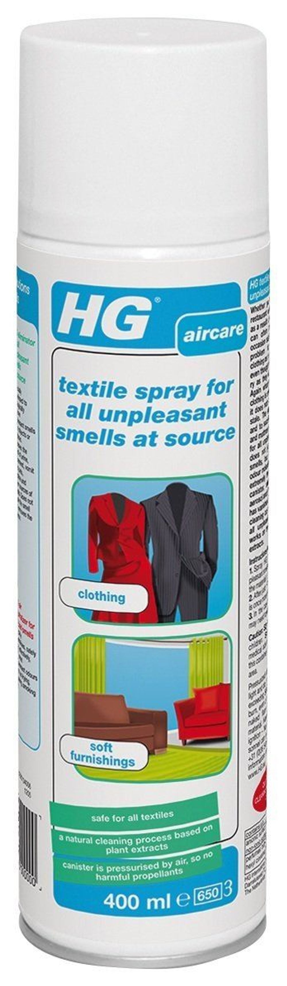 HG 429040106 Textile Spray for All Unpleasent Smells