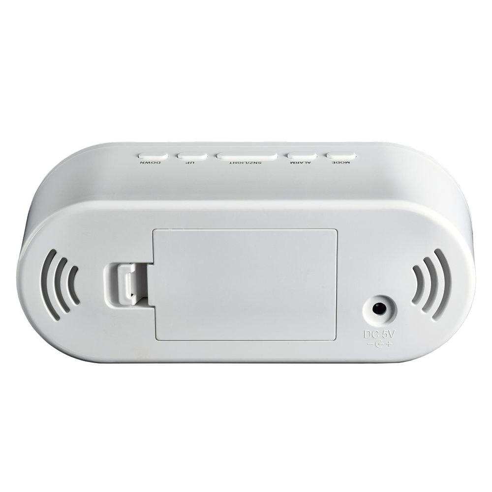 Acctim Cuscino USB Powered Alarm Clock Battery or USB powered White