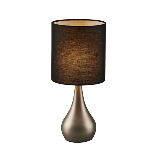 Table Lamp with Tap Touch Control Sensor, Standing Lamp in Black