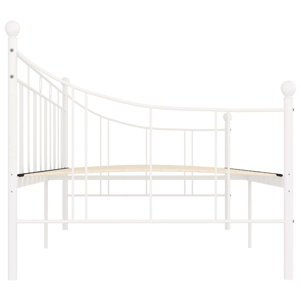 Daybed Frame Black, White, Grey & Pink Metal 90x200 cm