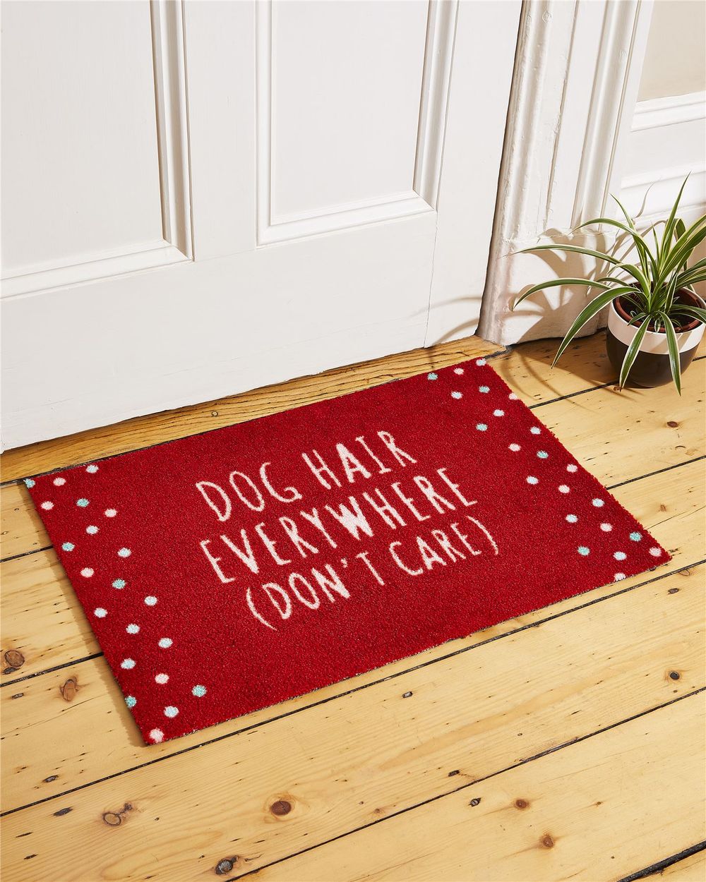 Pride of Place Chorlton 100% Super Soft Washable Indoor Mat Slogan Doormat