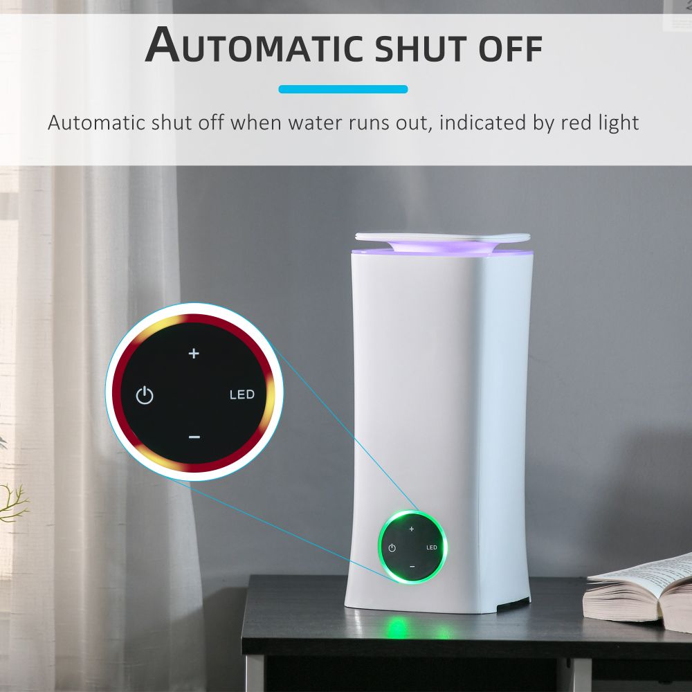 2L Cool Mist Humidifier Indoor Quiet Air Humidifier w, 7-Colour Lights