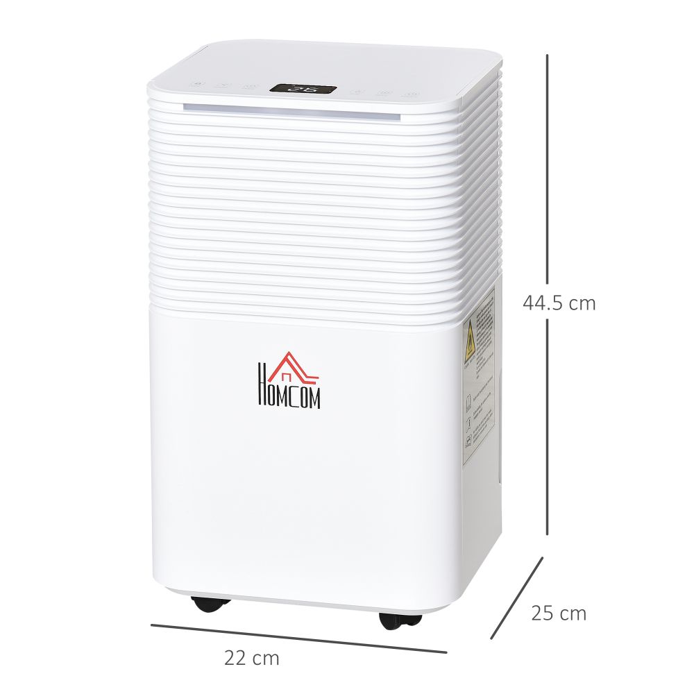 10L Day Portable Quiet Dehumidifier for Home Laundry,Electric Air De-Humidifier