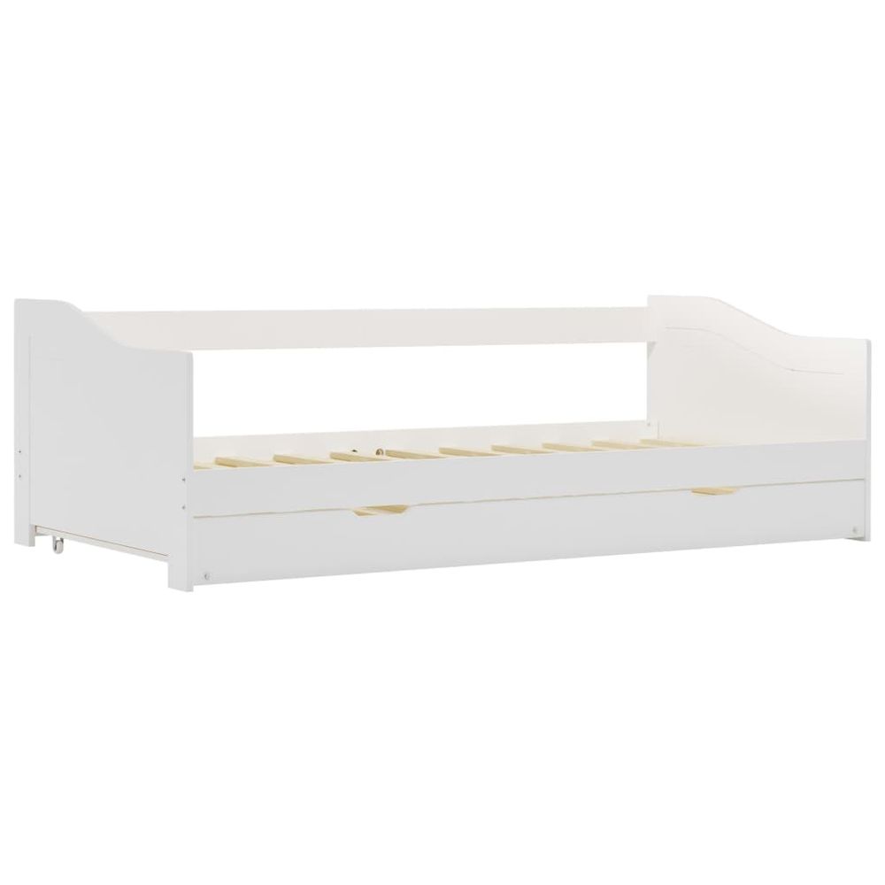 Pull-out Sofa Bed Frame Pinewood 90x200 cm