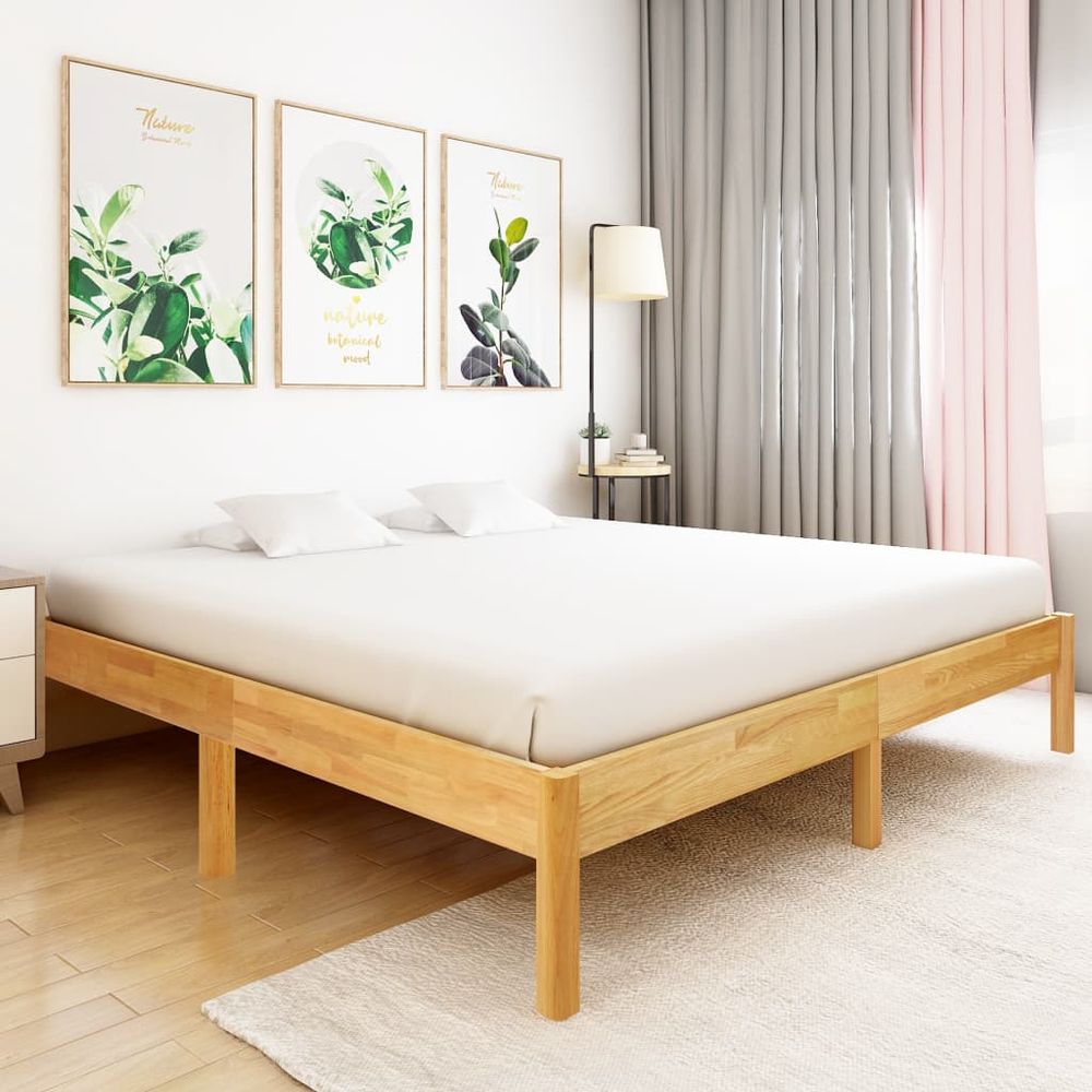 Bed Frame Solid Oak Wood