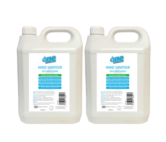 Hand Sanitiser with Moisturiser 2 x 5 Litre One Chem Alcohol Free