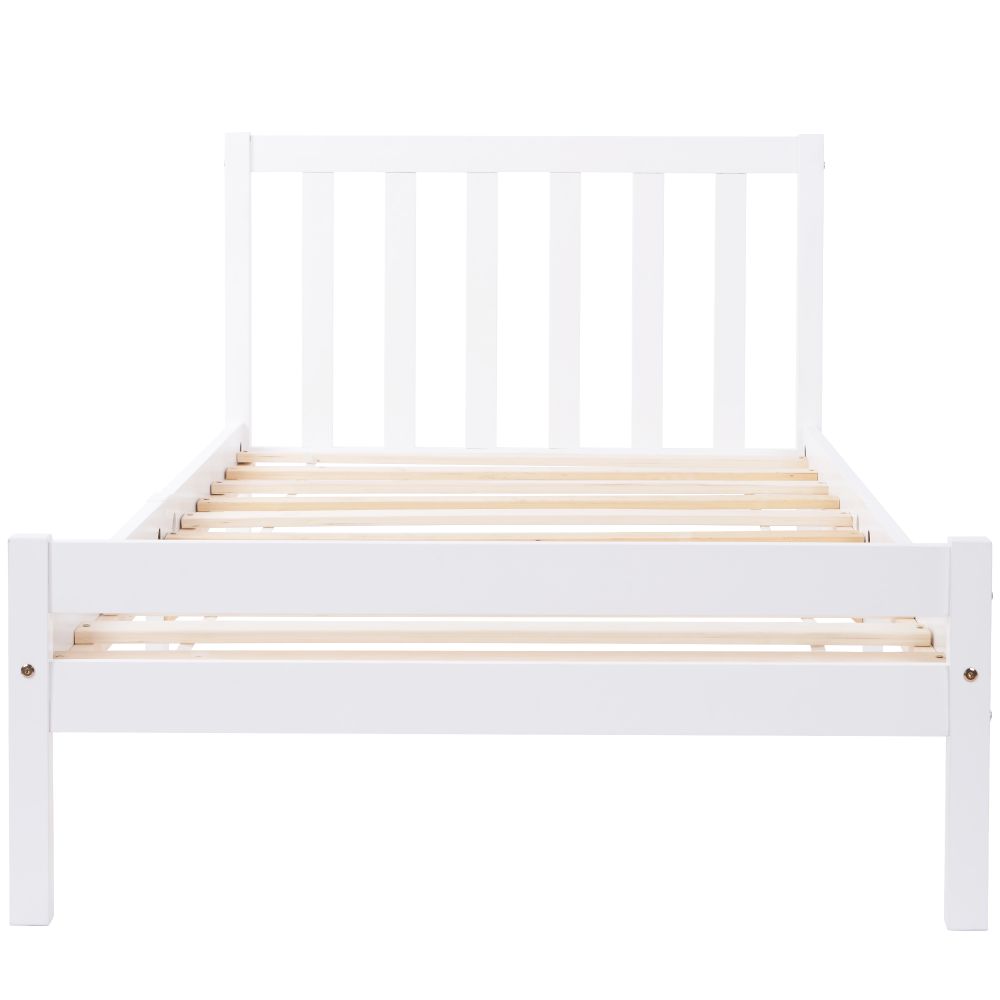Wooden Bed Frame, Single Bed 3ft Solid Wooden Bed Frame, Bedroom Furniture