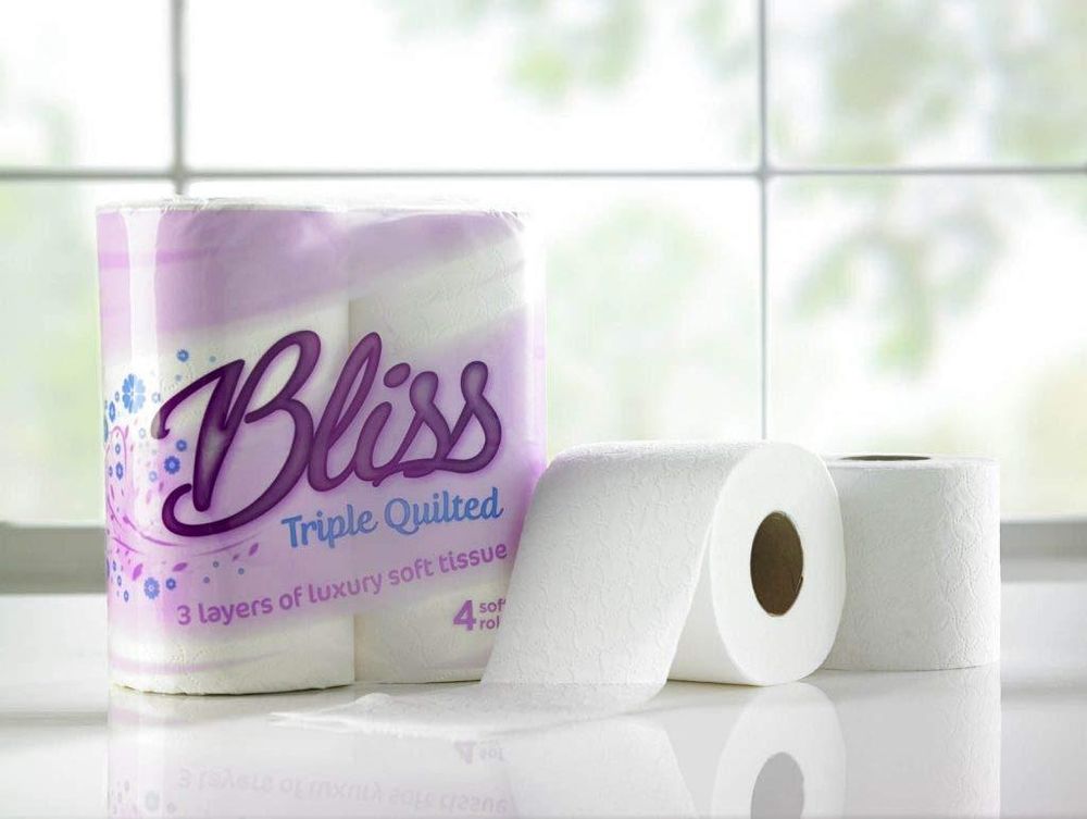 Bliss Triple Quilted Toilet Tissue 9pk