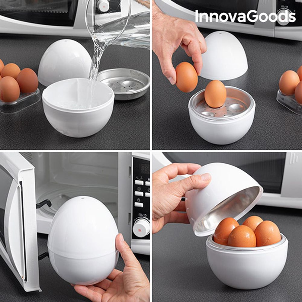 Boilegg Microwave Egg Boiler Poacher Recipe Book