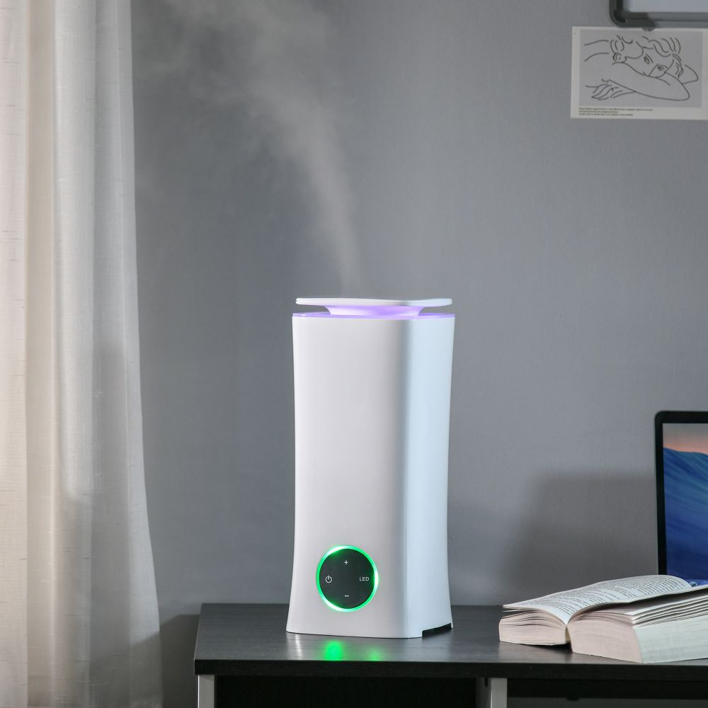 2L Cool Mist Humidifier Indoor Quiet Air Humidifier w, 7-Colour Lights