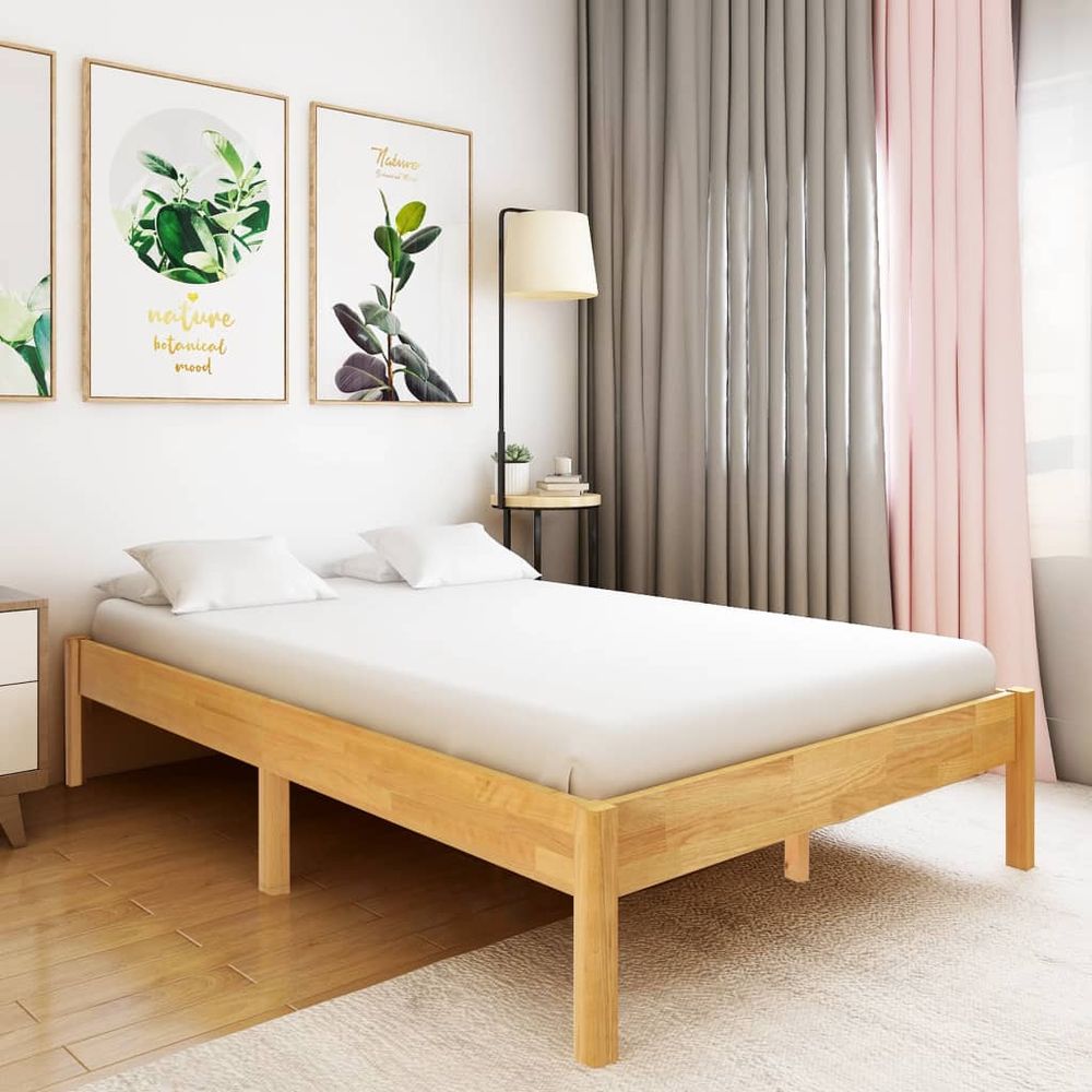 Bed Frame Solid Oak Wood