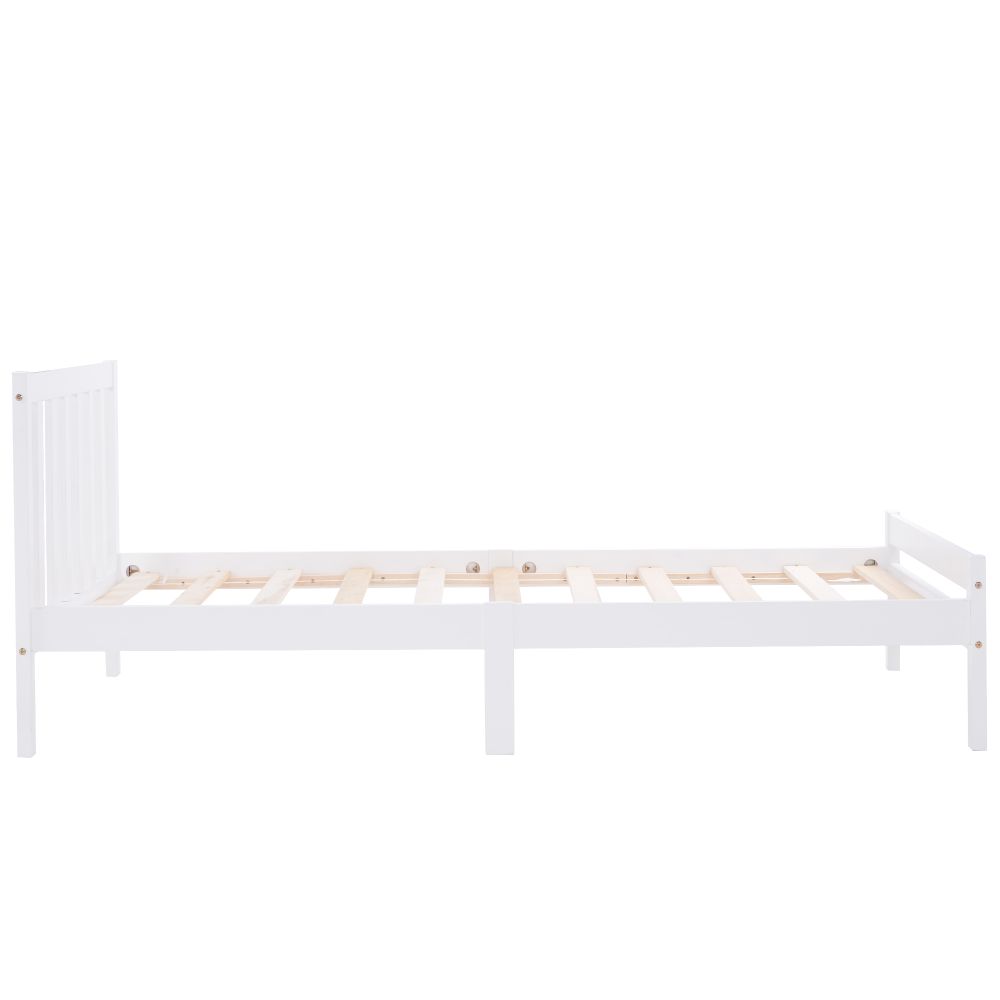 Wooden Bed Frame, Single Bed 3ft Solid Wooden Bed Frame, Bedroom Furniture