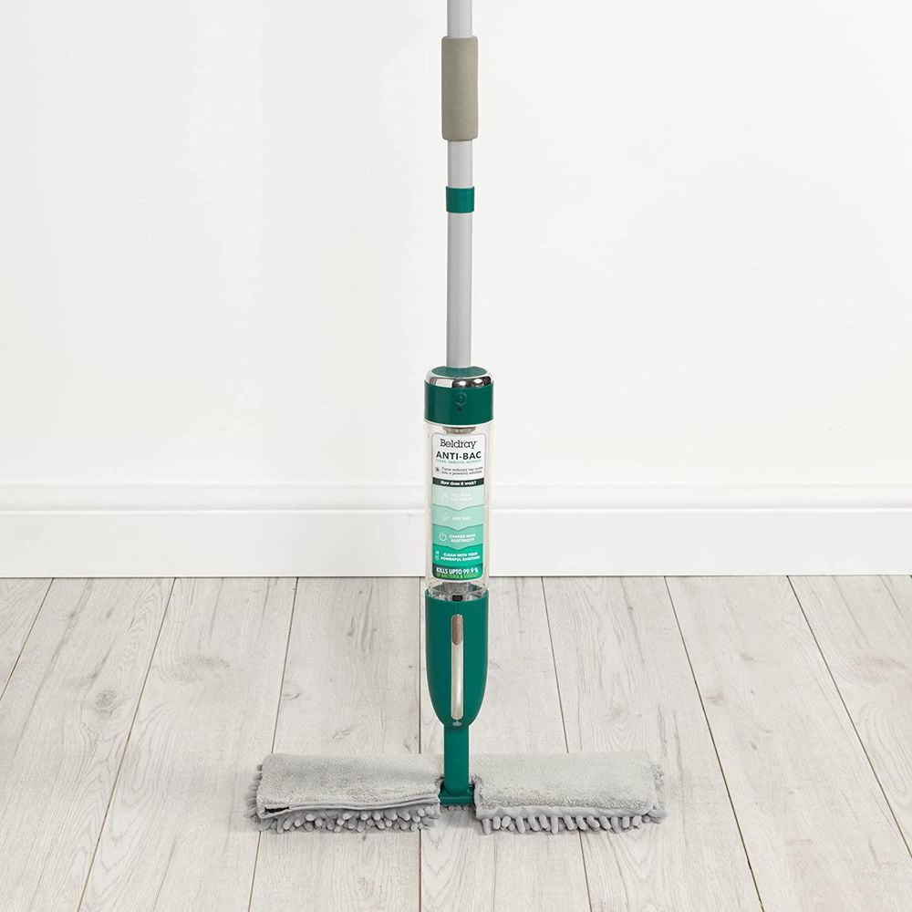 Beldray Antibacterial Spray and Clean Floor Mop with Trigger- BEL01121
