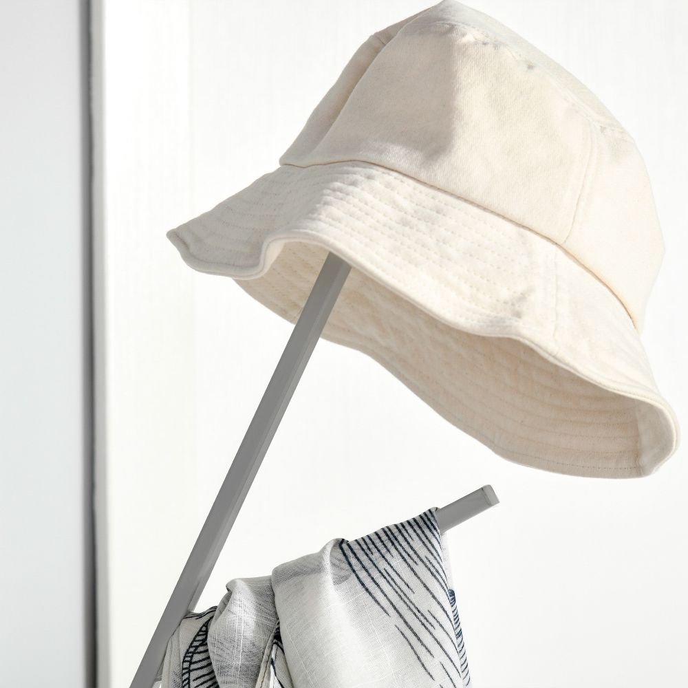 180cm Free Standing Coat Rack Metal Shelf Holder Stand Display Clothes Hat