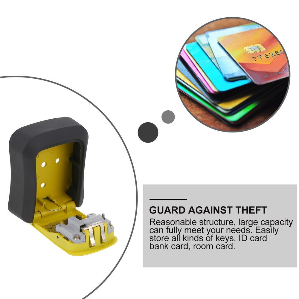 Storage Key Lock Box Outdoor Lock Box Portable Lock Box Home Office Lock Box