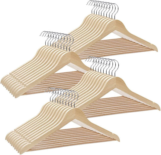 Non Slip Wooden Hangers 40 pcs