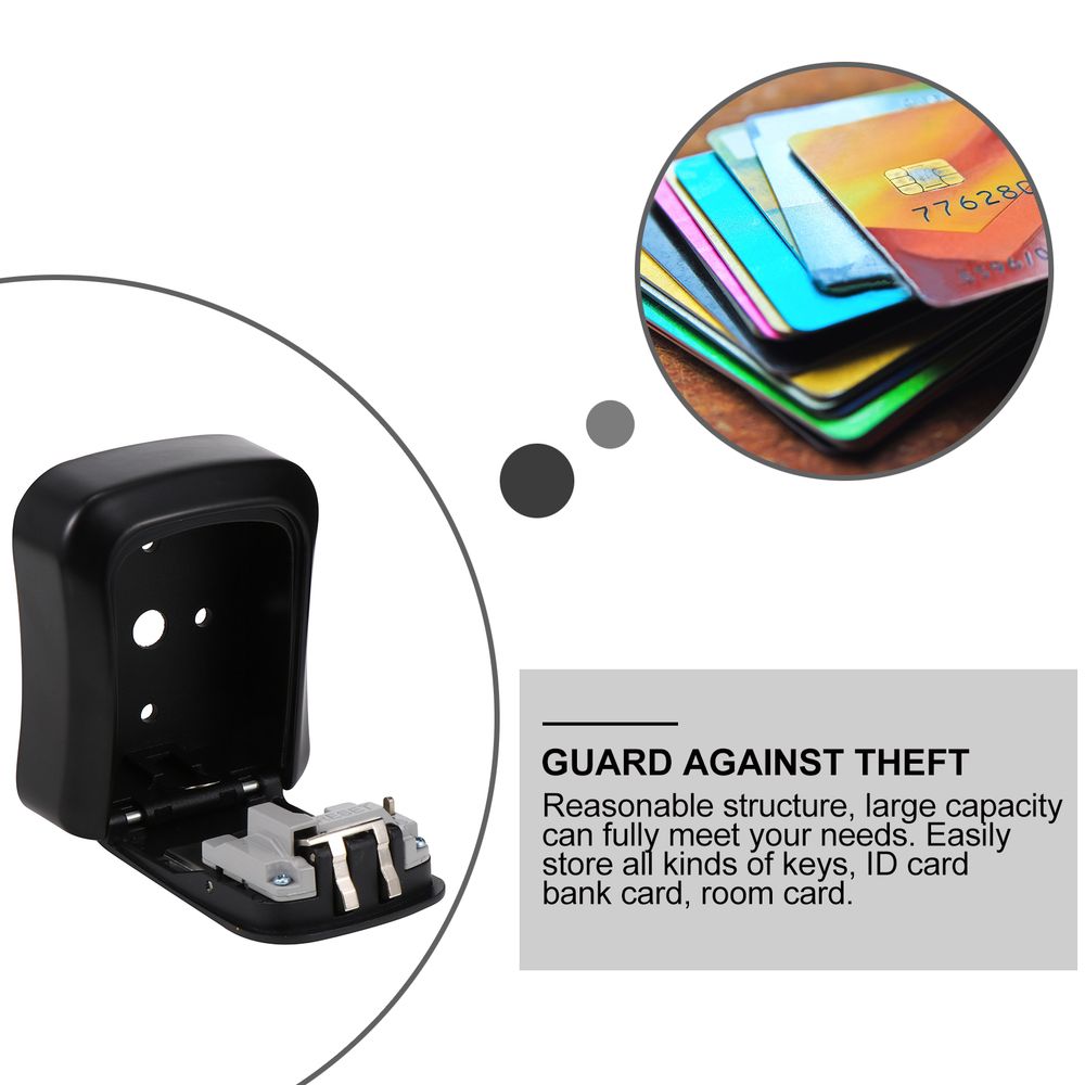 Storage Key Lock Box Outdoor Lock Box Portable Lock Box Home Office Lock Box
