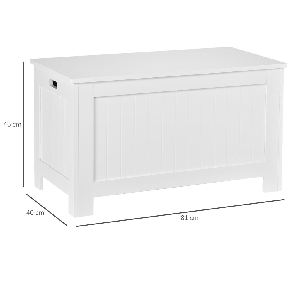 Large Storage Box Toy Chest Cabinet Unit Organizer with Lid , Safety Hinges