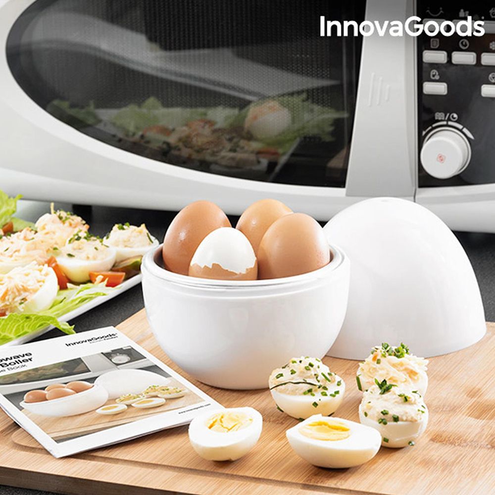 Boilegg Microwave Egg Boiler Poacher Recipe Book