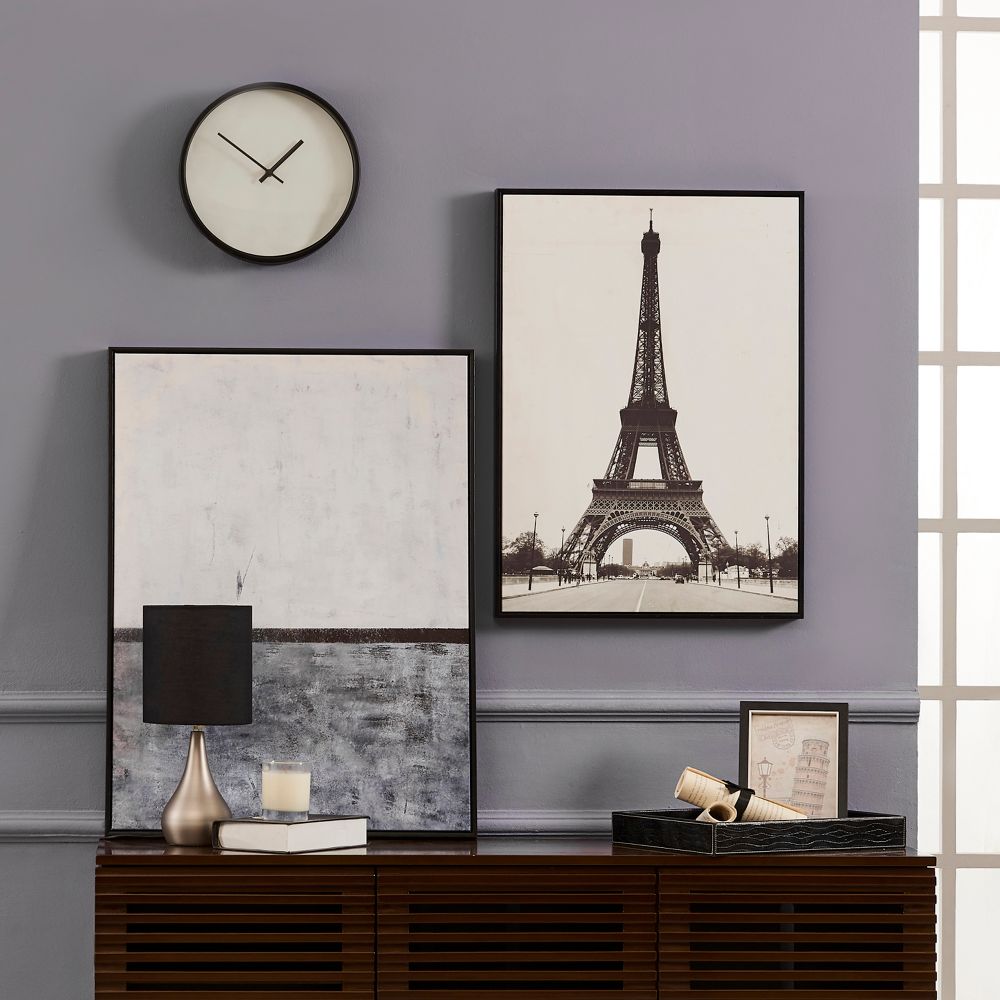 Table Lamp with Tap Touch Control Sensor, Standing Lamp in Black