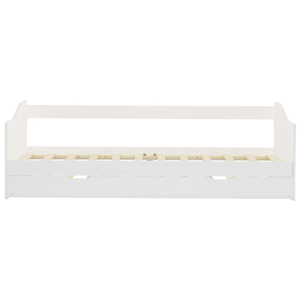 Pull-out Sofa Bed Frame Pinewood 90x200 cm
