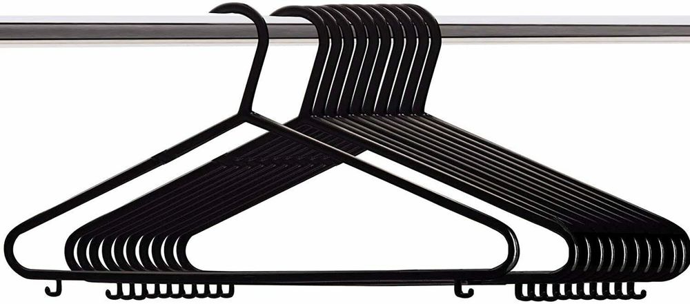 25pk Adult Heavy Duty Durable Lightweight Space Saving Laundry & Clothes Hangers