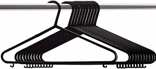 25pk Adult Heavy Duty Durable Lightweight Space Saving Laundry & Clothes Hangers