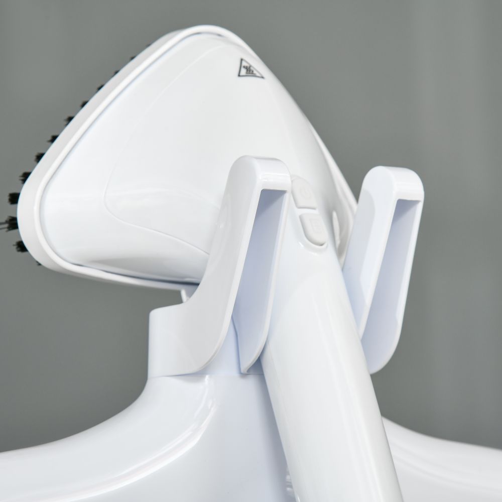 Upright Garment Clothes Steamer with 6 Steam Setting and 1.7L Water Tank White