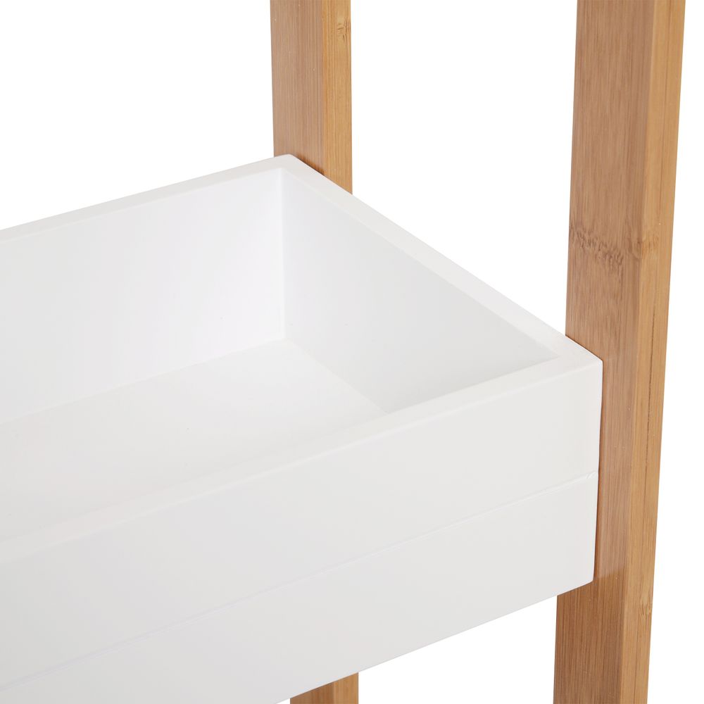 3-Tier Shelf Storage Bamboo Cupboard Standing Unit Rack Organizer Bathroom