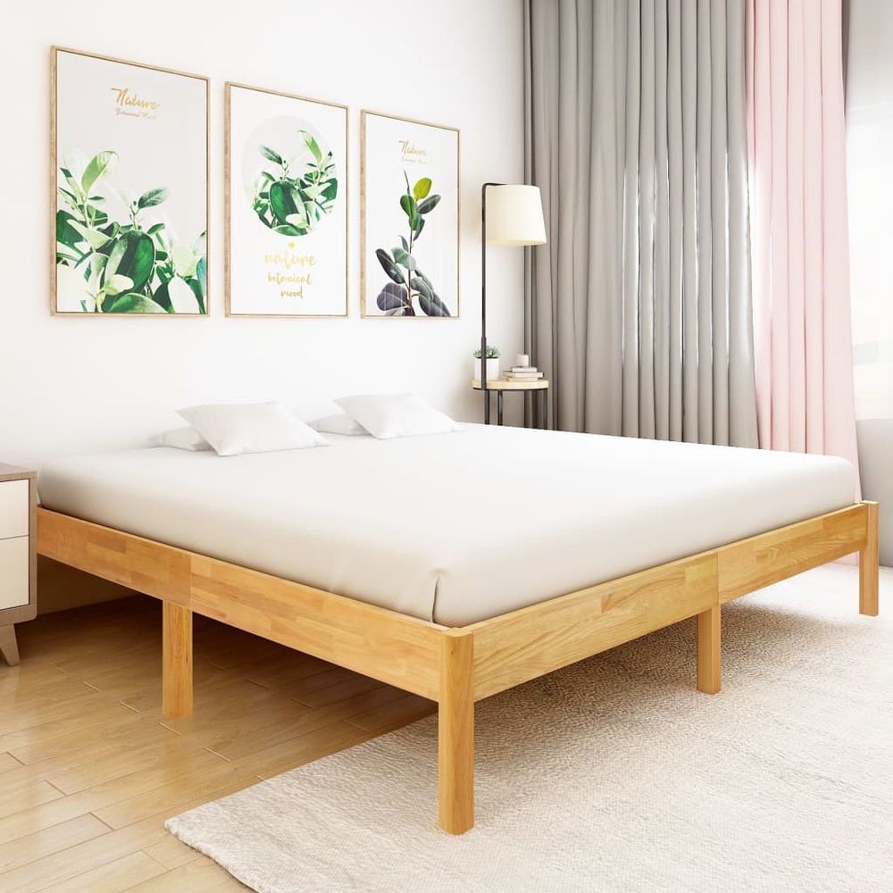 Bed Frame Solid Oak Wood